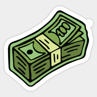 Cash Dollar Dollar Bills Y'all Sticker